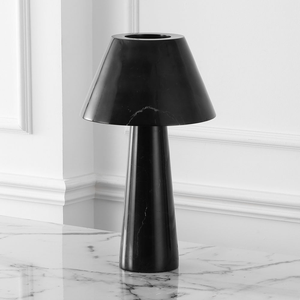 Safavieh Henrik Marble Table Lamp - Elegant Black Design With Iron Base, Perfect For Modern Home Decor Black Marble ,Iron Ctl1096a