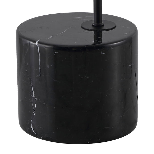 Safavieh Rosabellina Marble Base Table Lamp With Matte Iron Stem — Sculptural Ambient Lighting For Modern Spaces BLACK CTL1103A