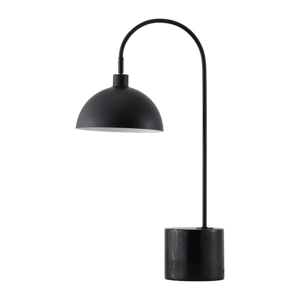 Safavieh Rosabellina Marble Base Table Lamp With Matte Iron Stem — Sculptural Ambient Lighting For Modern Spaces BLACK CTL1103A