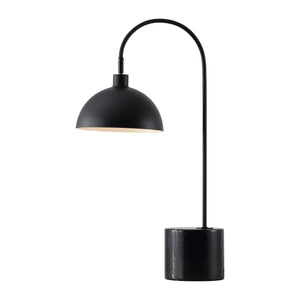 Safavieh Rosabellina Marble Base Table Lamp With Matte Iron Stem — Sculptural Ambient Lighting For Modern Spaces BLACK CTL1103A
