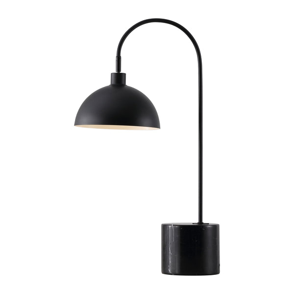 Safavieh Rosabellina Marble Base Table Lamp With Matte Iron Stem — Sculptural Ambient Lighting For Modern Spaces BLACK CTL1103A