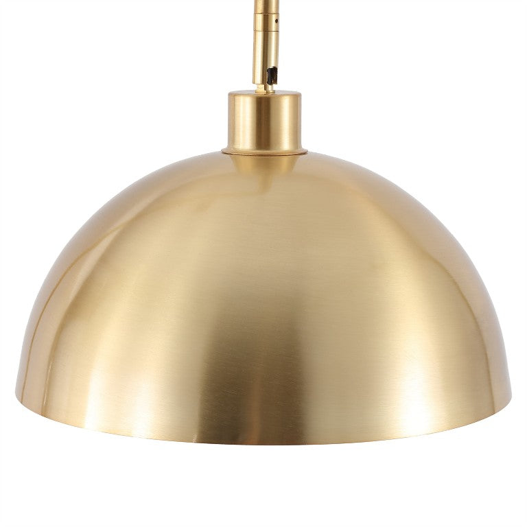 Safavieh Rosabellina 68 Inch Marble Base Floor Lamp with Gold Iron Stem and White Shade Gold / White CTL1104A