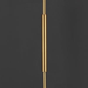 Safavieh Rosabellina 68 Inch Marble Base Floor Lamp with Gold Iron Stem and White Shade Gold / White CTL1104A