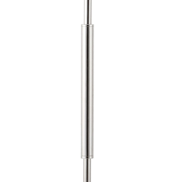 Safavieh Rosabellina 68 Inch Marble Base Floor Lamp with Gold Iron Stem and White Shade Silver / Grey CTL1104B