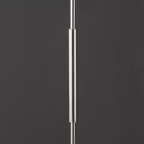 Safavieh Rosabellina 68 Inch Marble Base Floor Lamp with Gold Iron Stem and White Shade Silver / Grey CTL1104B