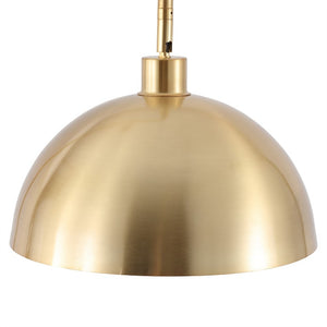 Safavieh Rosabellina 80 Inch Marble Base Floor Lamp with Gold Iron Frame for Modern Living Gold / White CTL1105A