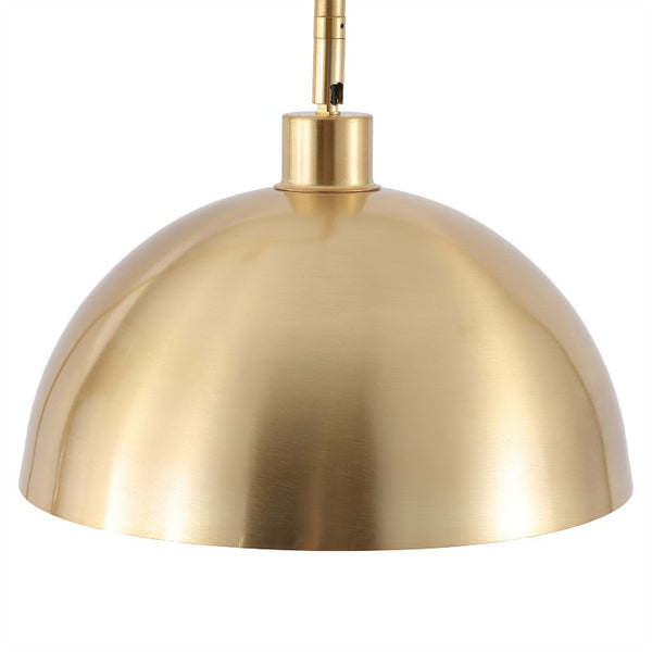 Safavieh Rosabellina 80 Inch Marble Base Floor Lamp with Gold Iron Frame for Modern Living Gold / White CTL1105A