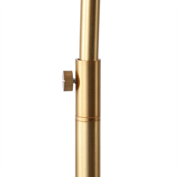 Safavieh Rosabellina 80 Inch Marble Base Floor Lamp with Gold Iron Frame for Modern Living Gold / White CTL1105A