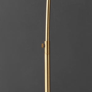 Safavieh Rosabellina 80 Inch Marble Base Floor Lamp with Gold Iron Frame for Modern Living Gold / White CTL1105A
