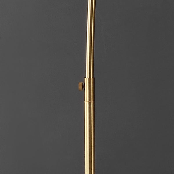 Safavieh Rosabellina 80 Inch Marble Base Floor Lamp with Gold Iron Frame for Modern Living Gold / White CTL1105A