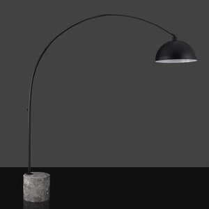 Safavieh Rosabellina 80 Inch Marble Base Floor Lamp with Gold Iron Frame for Modern Living Black / Grey CTL1105B