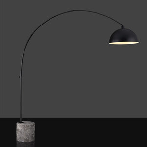 Safavieh Rosabellina 80 Inch Marble Base Floor Lamp with Gold Iron Frame for Modern Living Black / Grey CTL1105B