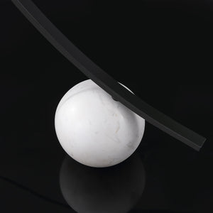 Safavieh Krysandra Marble Base Floor Lamp With Black Iron Stem And Grey Marble – Minimalist Ambient Light CTL1109A