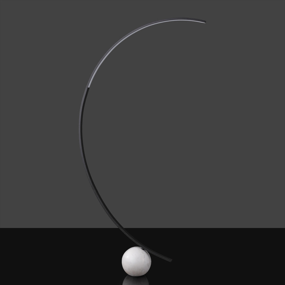 Safavieh Krysandra Marble Base Floor Lamp With Black Iron Stem And Grey Marble – Minimalist Ambient Light CTL1109A