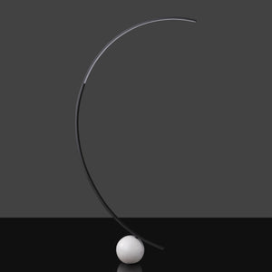 Safavieh Krysandra Marble Base Floor Lamp With Black Iron Stem And Grey Marble – Minimalist Ambient Light CTL1109A