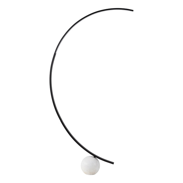 Safavieh Krysandra Marble Base Floor Lamp With Black Iron Stem And Grey Marble – Minimalist Ambient Light CTL1109A