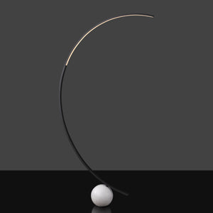 Safavieh Krysandra Marble Base Floor Lamp With Black Iron Stem And Grey Marble – Minimalist Ambient Light CTL1109A