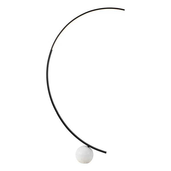 Safavieh Krysandra Marble Base Floor Lamp With Black Iron Stem And Grey Marble – Minimalist Ambient Light CTL1109A