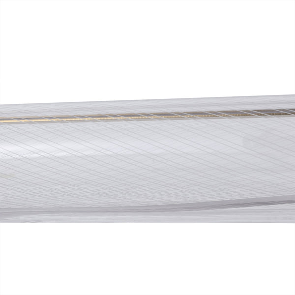 Safavieh Fenric Acrylic Linear Pendant With Clear Acrylic Diffuser And Warm Gold Finish For Modern Spaces CTL1120A
