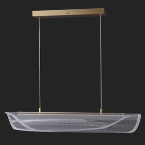 Safavieh Fenric Acrylic Linear Pendant With Clear Acrylic Diffuser And Warm Gold Finish For Modern Spaces CTL1120A