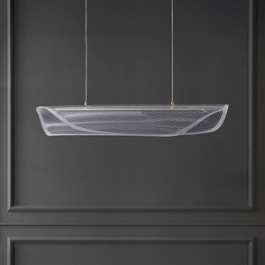 Safavieh Fenric Acrylic Linear Pendant With Clear Acrylic Diffuser And Warm Gold Finish For Modern Spaces CTL1120A