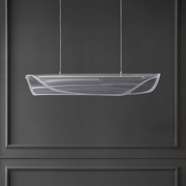 Safavieh Fenric Acrylic Linear Pendant With Clear Acrylic Diffuser And Warm Gold Finish For Modern Spaces CTL1120A
