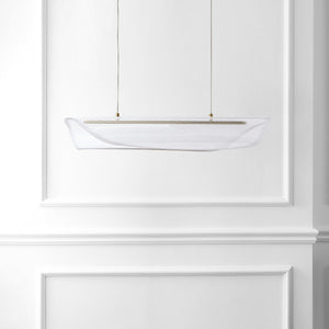 Safavieh Fenric Acrylic Linear Pendant With Clear Acrylic Diffuser And Warm Gold Finish For Modern Spaces CTL1120A
