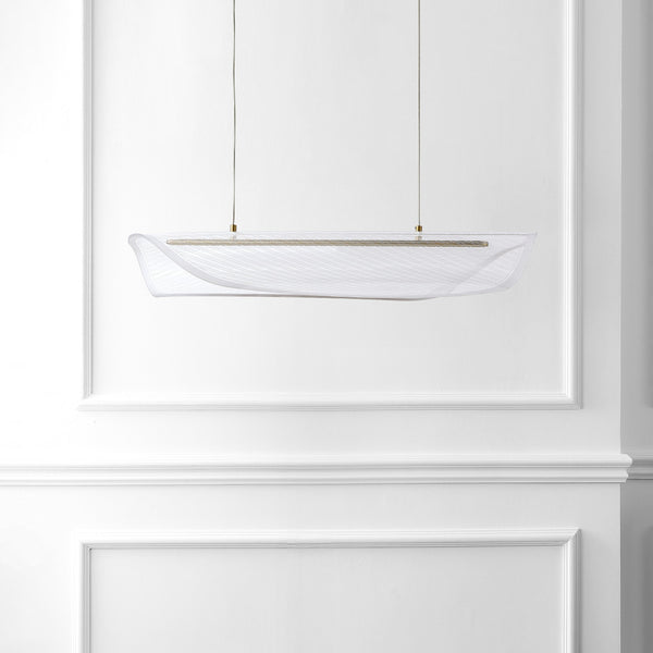 Safavieh Fenric Acrylic Linear Pendant With Clear Acrylic Diffuser And Warm Gold Finish For Modern Spaces CTL1120A