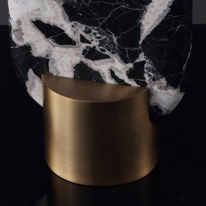 Safavieh Tarastella Genuine Marble Base Table Lamp with Metal Frame for Modern Interiors CTL1125A