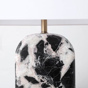 Safavieh Tarastella Genuine Marble Base Table Lamp with Metal Frame for Modern Interiors CTL1125A