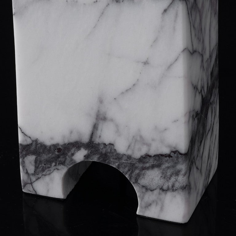 Safavieh Waverli Veined Marble Table Lamp with Square Base for Bedroom or Living Room CTL1126A