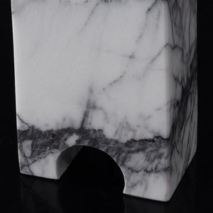Safavieh Waverli Veined Marble Table Lamp with Square Base for Bedroom or Living Room CTL1126A