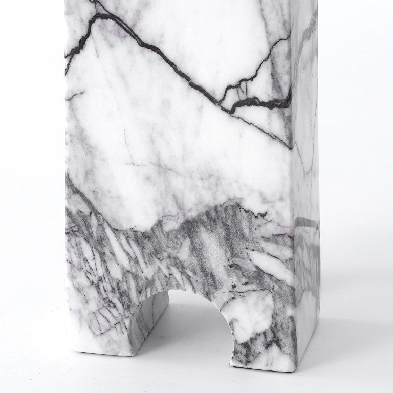 Safavieh Waverli Veined Marble Table Lamp with Square Base for Bedroom or Living Room CTL1126A