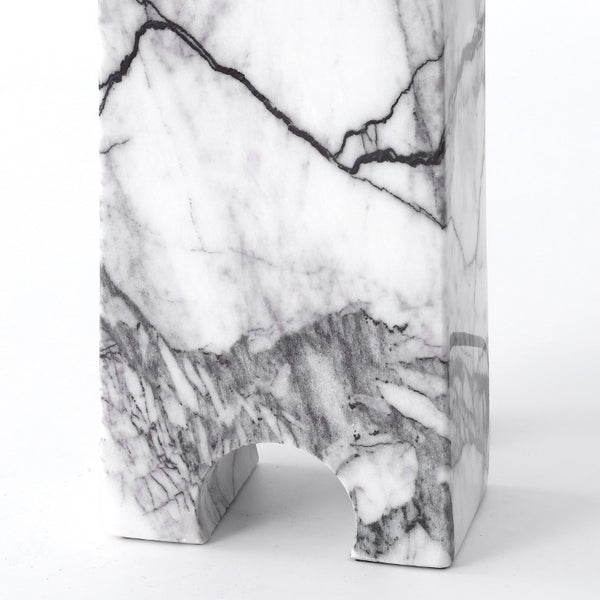 Safavieh Waverli Veined Marble Table Lamp with Square Base for Bedroom or Living Room CTL1126A