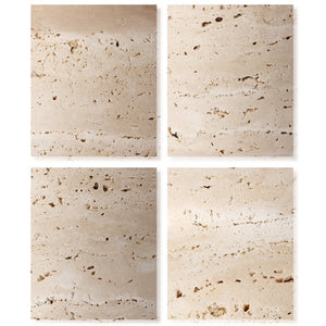 Safavieh Jiminy Travertine Stone Table Lamp with Natural Veining for Modern Organic Interiors CTL1129A