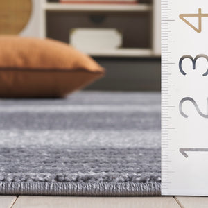 Safavieh Contour Grey & Dark Grey Medium Rectangle Area Rug - Elegant, Durable, & Easy To Maintain 5'3" X 7'6" Grey ,Dark Grey Polypropylene Ctr102f-5