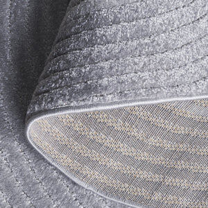 Safavieh Contour Area Rug – Modern Power Loomed Design For Elegant Living Spaces, Soft & Durable Comfort Grey ,Dark Grey Polypropylene Ctr102f-8