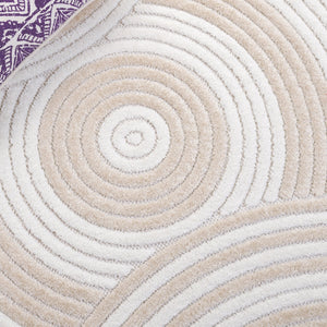 Safavieh Contour Elegant Area Rug - Modern Medium Rectangle Design For Chic Home Décor & Comfort Ivory ,Beige Polypropylene Ctr104a-5