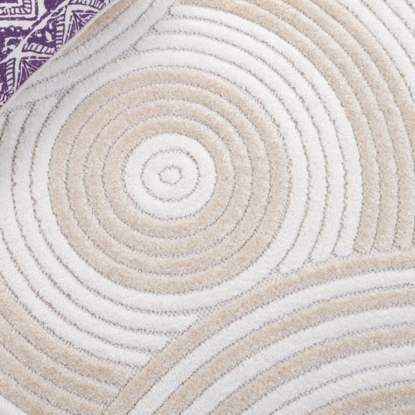 Safavieh Contour Elegant Area Rug - Modern Medium Rectangle Design For Chic Home Décor & Comfort Ivory ,Beige Polypropylene Ctr104a-5