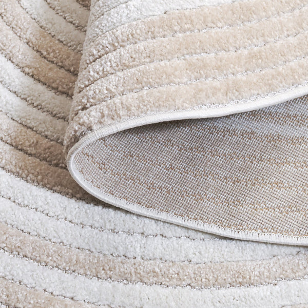 Safavieh Contour Elegant Area Rug - Modern Medium Rectangle Design For Chic Home Décor & Comfort Ivory ,Beige Polypropylene Ctr104a-5