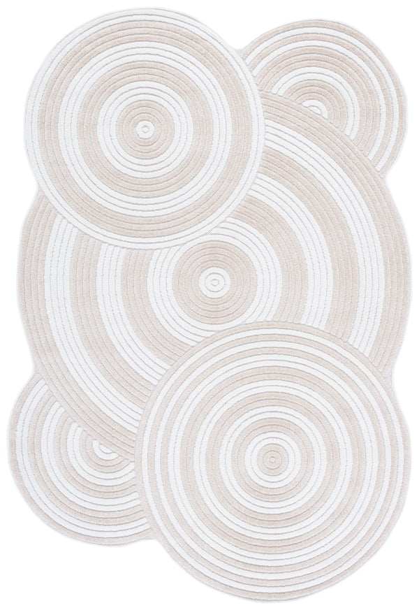 Safavieh Contour Elegant Area Rug - Modern Medium Rectangle Design For Chic Home Décor & Comfort Ivory ,Beige Polypropylene Ctr104a-5