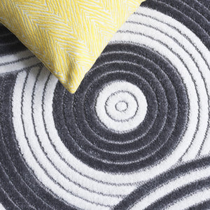 Safavieh Contour Elegant Area Rug - Modern Medium Rectangle Design For Chic Home Décor & Comfort Ivory ,Grey Polypropylene Ctr104b-5