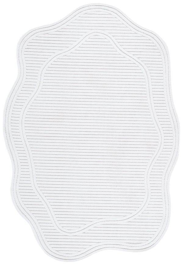 Safavieh Contour Elegant Power Loomed Area Rug For Modern Home Decor - Stylish & Versatile Design Piece Ivory Polypropylene Ctr106a-8