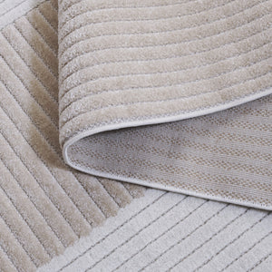 Safavieh Contour Medium Rectangle Area Rug - Ivory/Beige, 5'3" X 7'6", Durable, Timeless Turkish Design Ivory ,Beige Polypropylene Ctr108a-5