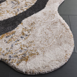 Safavieh Contour 302p Rust And Ivory Area Rug - 5'5" X 7'6" Transitional Design For Modern Living Spaces Rust ,Ivory 70% Polypropylene  %30 Polyester Ctr302p-5