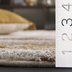 Safavieh Contour Area Rug - Modern Rust And Ivory Design For A Cozy, Elegant Living Space Enhancement Rust ,Ivory 70% Polypropylene  %30 Polyester Ctr302p-8