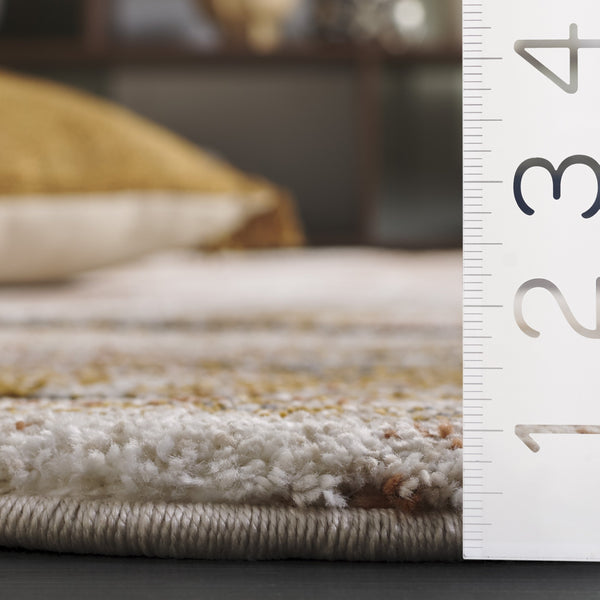 Safavieh Contour Area Rug - Modern Rust And Ivory Design For A Cozy, Elegant Living Space Enhancement Rust ,Ivory 70% Polypropylene  %30 Polyester Ctr302p-8