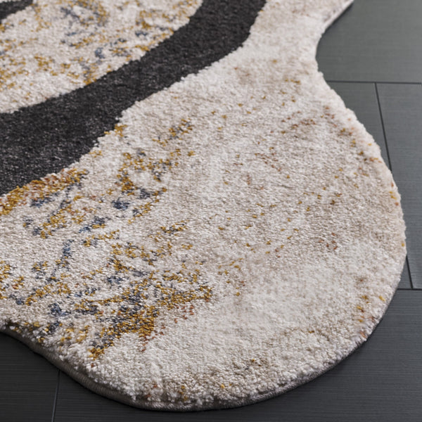 Safavieh Contour Area Rug - Modern Rust And Ivory Design For A Cozy, Elegant Living Space Enhancement Rust ,Ivory 70% Polypropylene  %30 Polyester Ctr302p-8