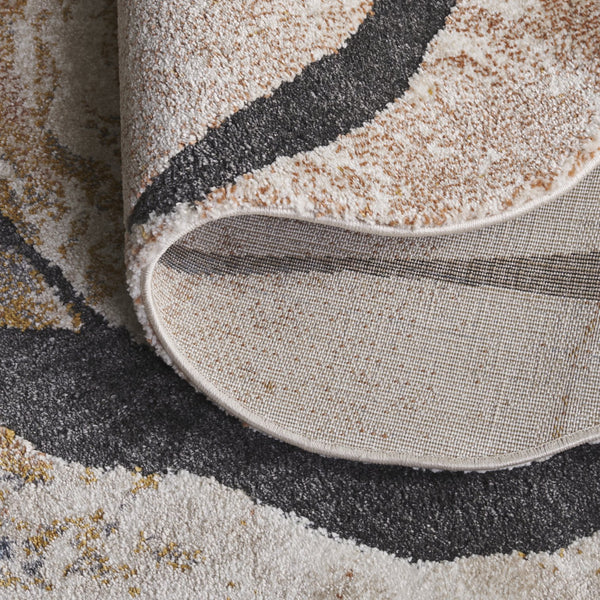 Safavieh Contour 302p Rust And Ivory Area Rug - 5'5" X 7'6" Transitional Design For Modern Living Spaces Rust ,Ivory 70% Polypropylene  %30 Polyester Ctr302p-5