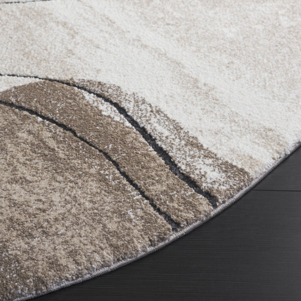 Safavieh Contour Elegant Area Rug - Modern Turkish Design For Stylish Living Spaces With Soft Durability Grey ,Ivory 70% Polypropylene  %30 Polyester Ctr307f-8